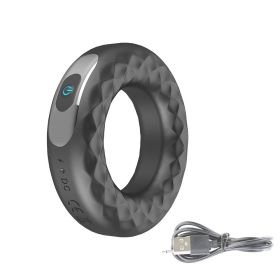 Donut Ring Charging Silicone Vibration Lock