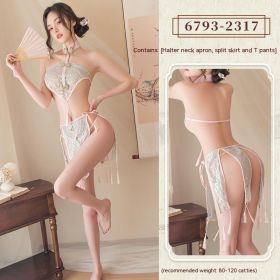 Tassel Retro Split Skirt Cheongsam Underwear Uniform