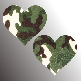 Velvet Camo Heart